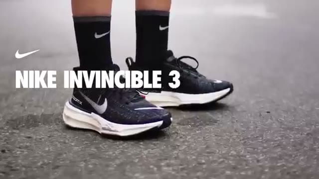 Beat the Skip, Feet on pavement, Nike swoosh on socks AND shoes AND on-screen text. brand_in_first_3s = yes, three times over.