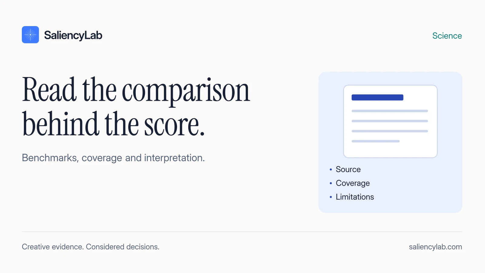 Benchmark Interpretation Guide for Creative Teams