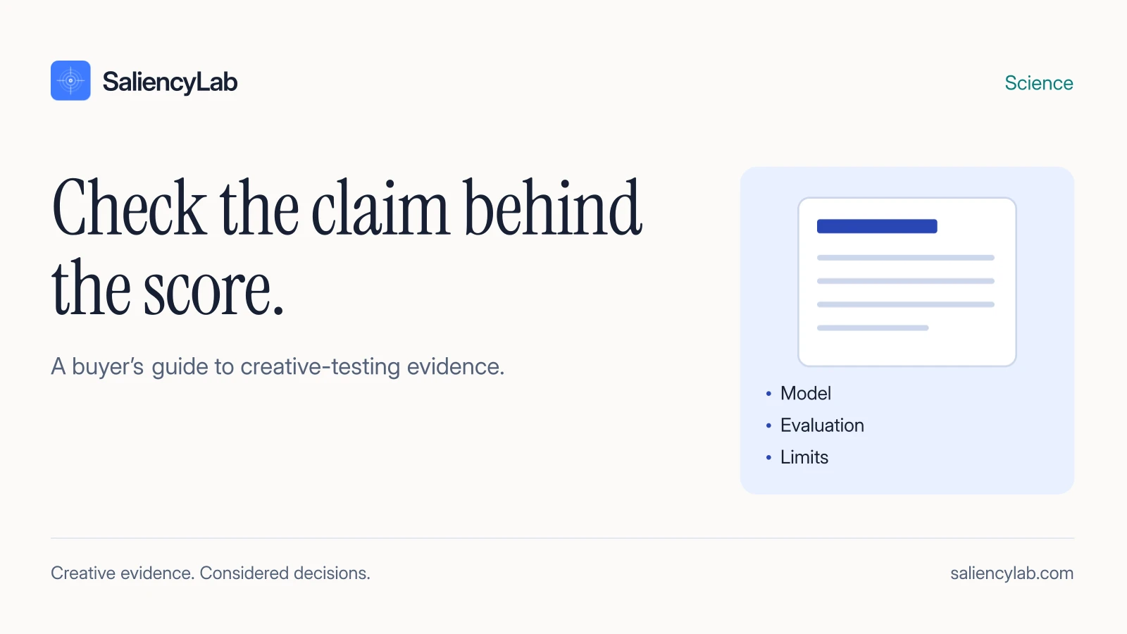 How to Check an AI Creative-Testing Claim