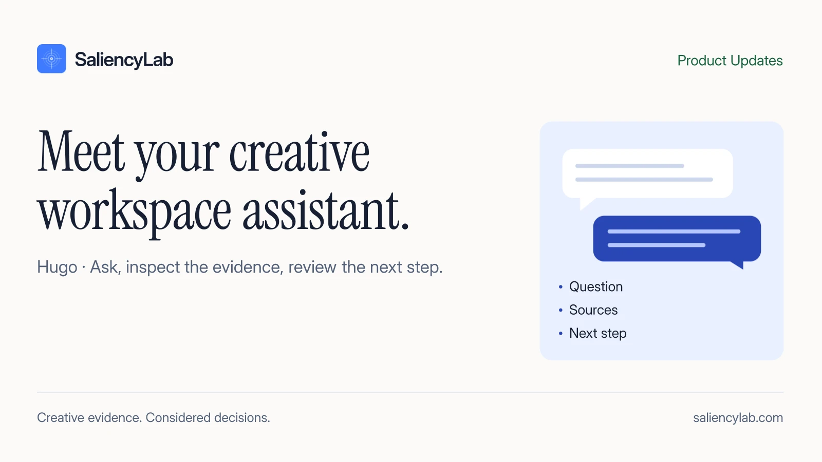 Meet Hugo: your autonomous creative intelligence agent